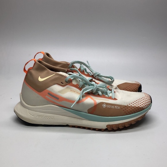 Mens Nike React Pegasus Trail 4 TX White/Brown/Blue FN8886-181 USED Size 9.5 - Picture 2 of 10